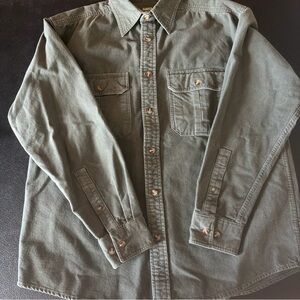 Gander Mountain Green Casual Button Down Shirt